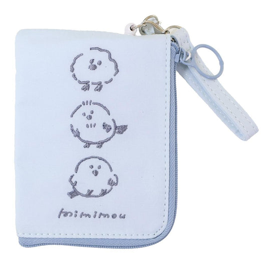 ミミムー 定期入れ デイリーポーチ シマエナガ クーリア 通勤 通学 かわいい グッズ メール便可 シネマコレクション