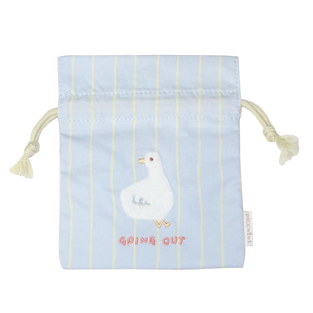 ピッコロット 巾着袋 ミニ巾着 あひる クーリア 小物入れ かわいい グッズ メール便可 シネマコレクション