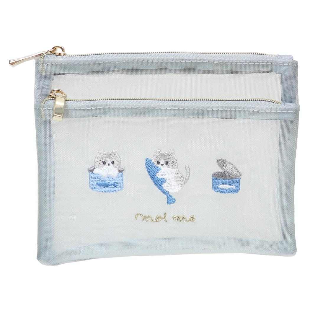 モイミー 薄型ポーチ フラットポーチ ねこ クーリア 小物入れ かわいい グッズ メール便可 シネマコレクション