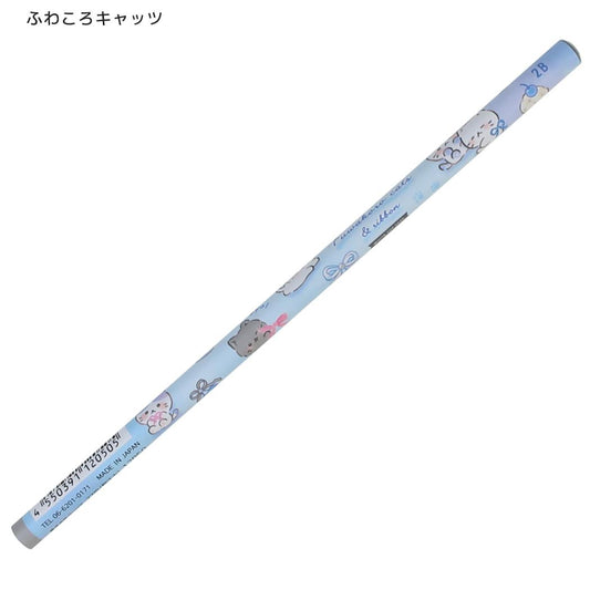 えんぴつ 丸軸 鉛筆 2B ふわころキャッツ クーリア