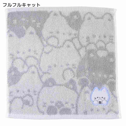 ハンドタオル ジャガードミニタオル フルフルキャット クーリア