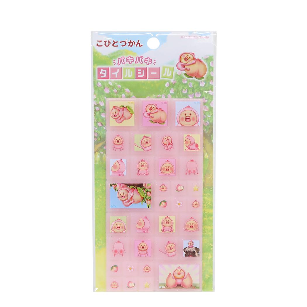 こびとづかん シールシート パキパキタイルシール カクレモモジリA クーリア