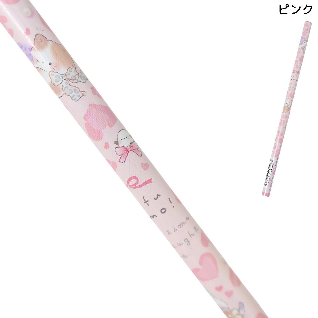 もふとも えんぴつ 鉛筆2B ピンク クーリア