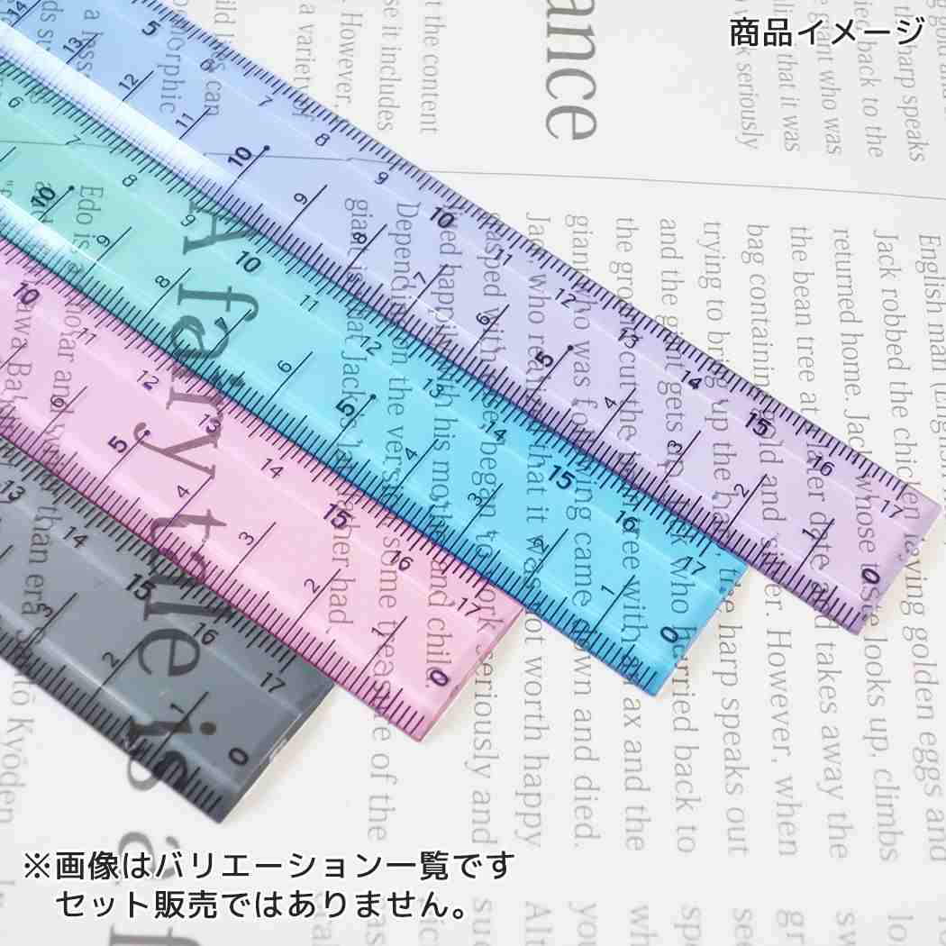 定規 2タイプメモリスケール ミント クーリア