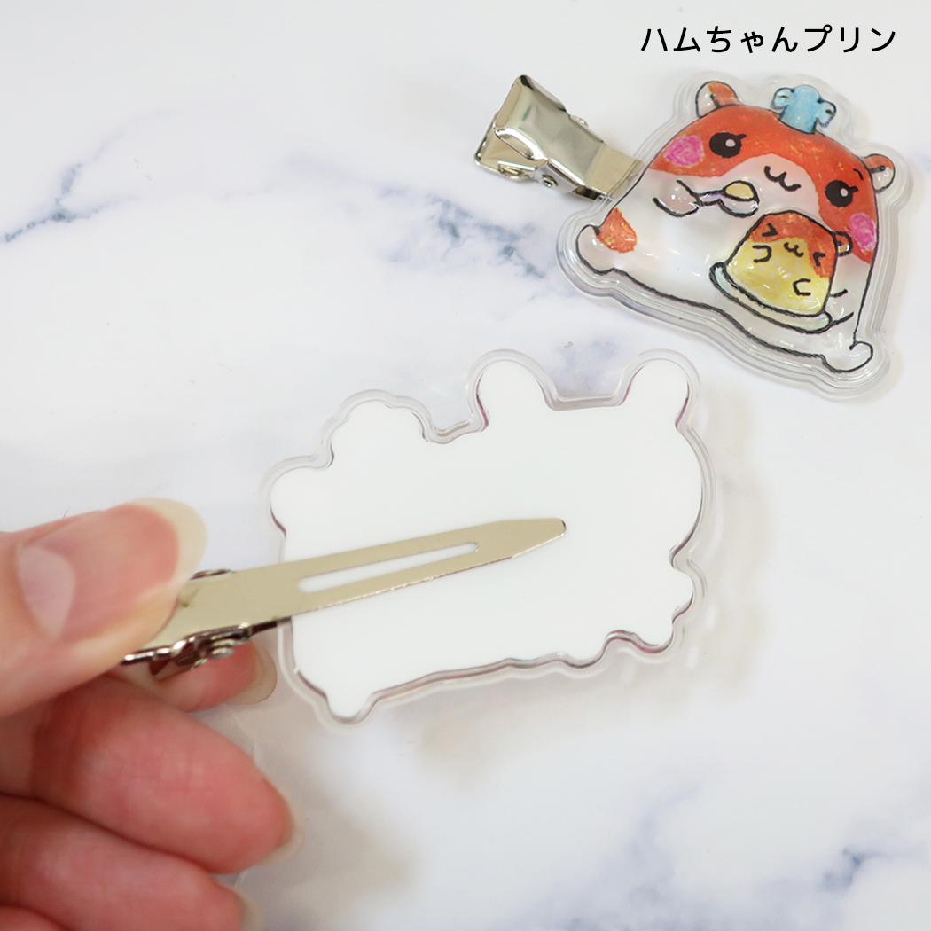 ヘアアクセサリー BONBON DROP ボンボンドロップ前髪クリップ ハムちゃんプリン クーリア