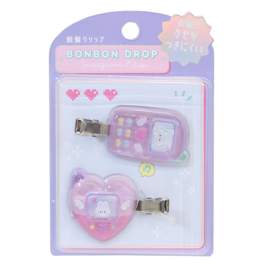 ヘアアクセサリー BONBON DROP ボンボンドロップ前髪クリップ げーむとがらけー クーリア