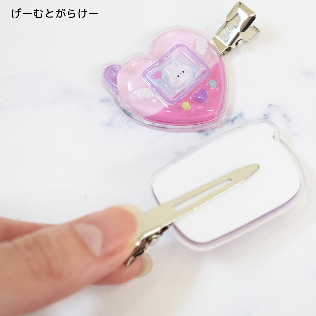 ヘアアクセサリー BONBON DROP ボンボンドロップ前髪クリップ げーむとがらけー クーリア