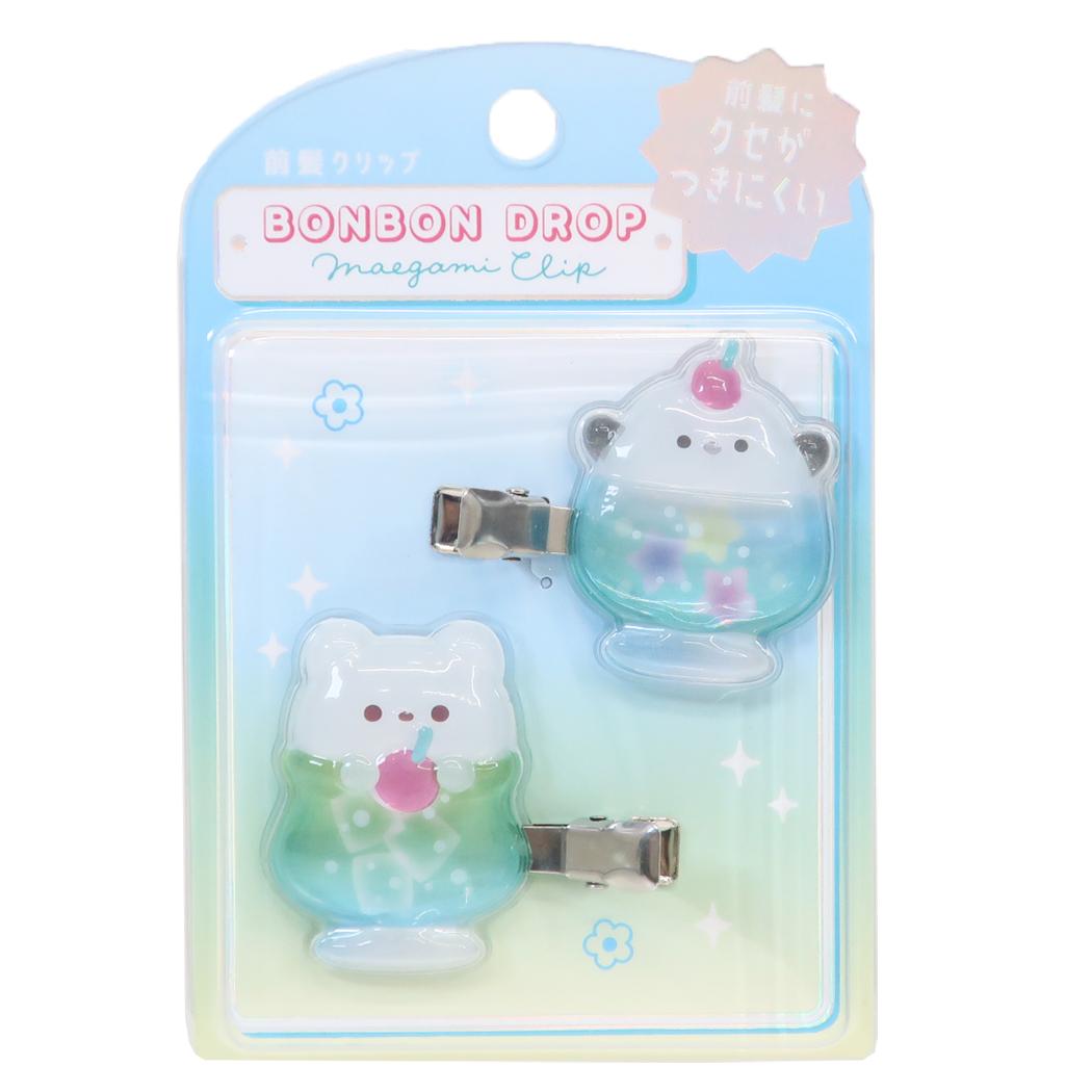 ヘアアクセサリー BONBON DROP ボンボンドロップ前髪クリップ あにまるそーだ クーリア