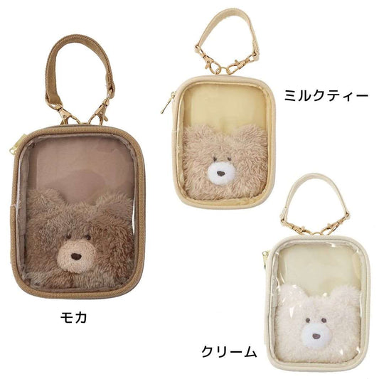 ほっこりモコモカクリアポーチアクスタケースクーリアクリアケース収納グッズメール便可シネマコレクション