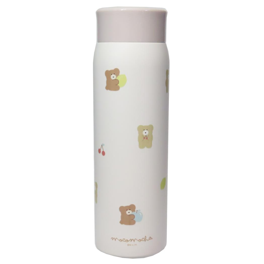 ほっこりモコモカ 保温保冷水筒 ステンレスボトル 480ml ミルクティー＆モカ 新入学 クーリア 新学期準備 ランチ雑貨 グッズ シネマコレクション