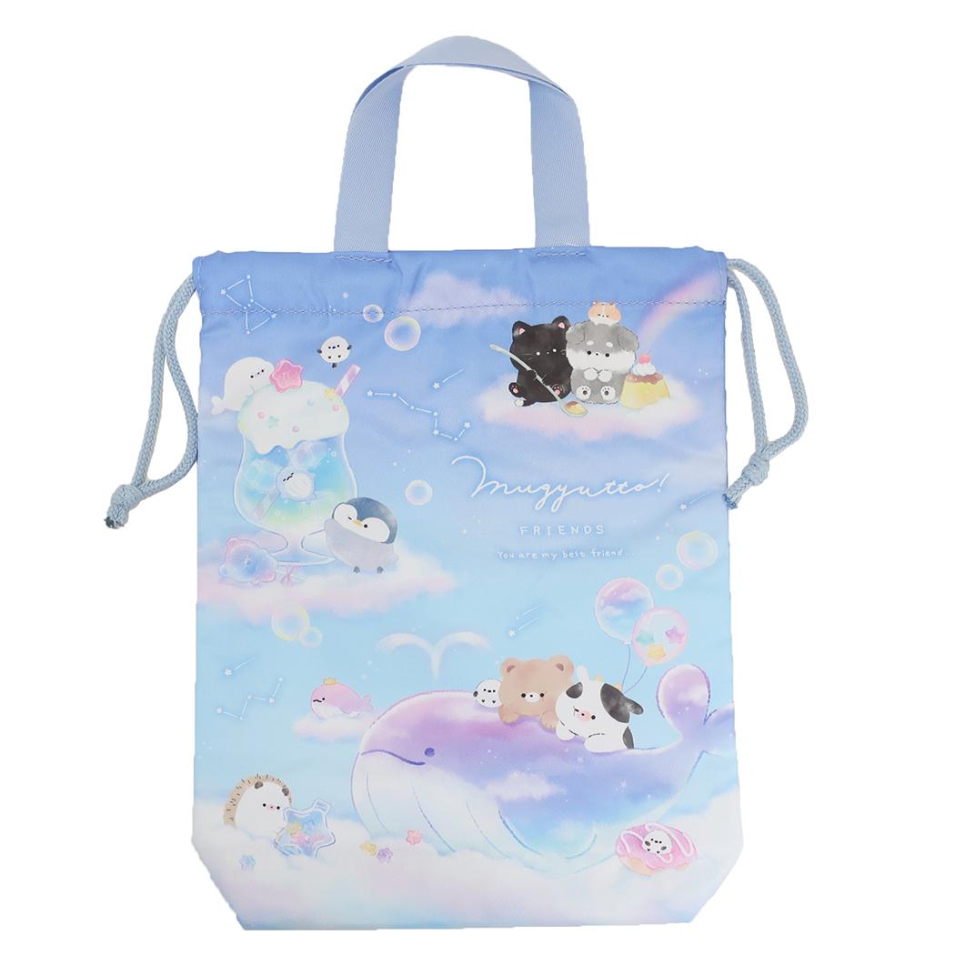 シューズバッグ シューズBAG むぎゅっとふれんず 新入学 クーリア 運動靴かばん シューズケース 新学期準備雑貨 グッズ メール便可 シネマコレクション