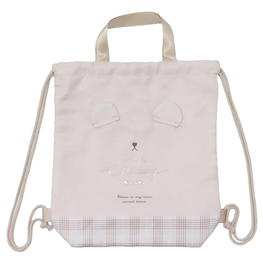ナップサック 体操服バッグ みみぴょこ チャミーベアー クーリア 新学期準備雑貨 体操服BAG 女の子 グッズ メール便可 シネマコレクション