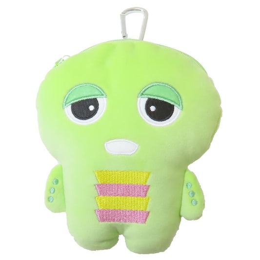 ガチャピン＆ムック ミニポーチ カラビナ付きぬいぐるみポーチ ガチャピン クーリア 小物入れ キャラクター グッズ シネマコレクション