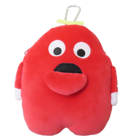ガチャピン＆ムック ミニポーチ カラビナ付きぬいぐるみポーチ ムック クーリア 小物入れ キャラクター グッズ シネマコレクション