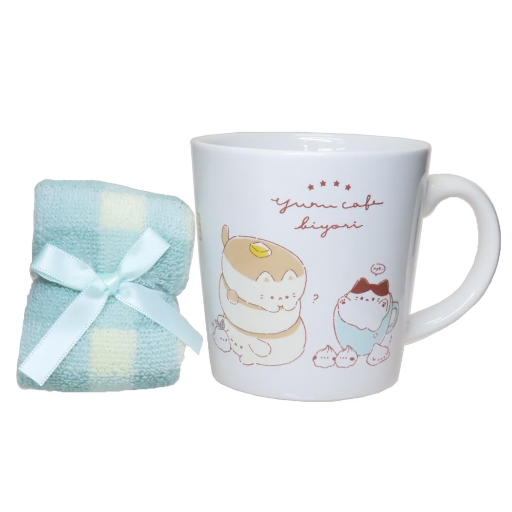 食器ギフト マグカップ＆タオルセット ゆるかふぇびより クーリア マグカップ＆ミニタオル プレゼント グッズ シネマコレクション