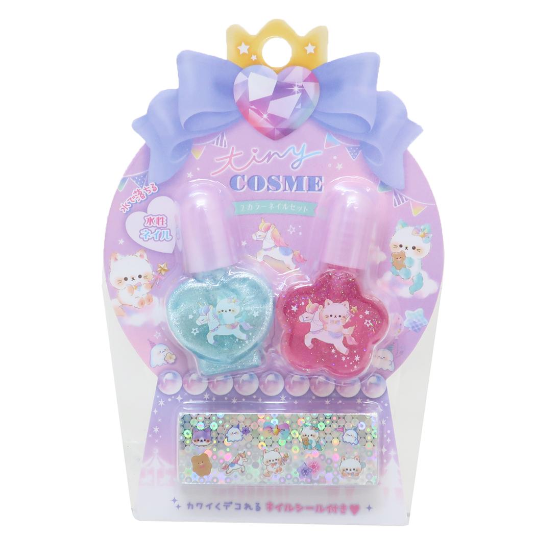 タイニーコスメ キッズコスメ 2カラーネイルセット ナイトミャウ クーリア プレゼント 女の子 コスメ雑貨 グッズ シネマコレクション