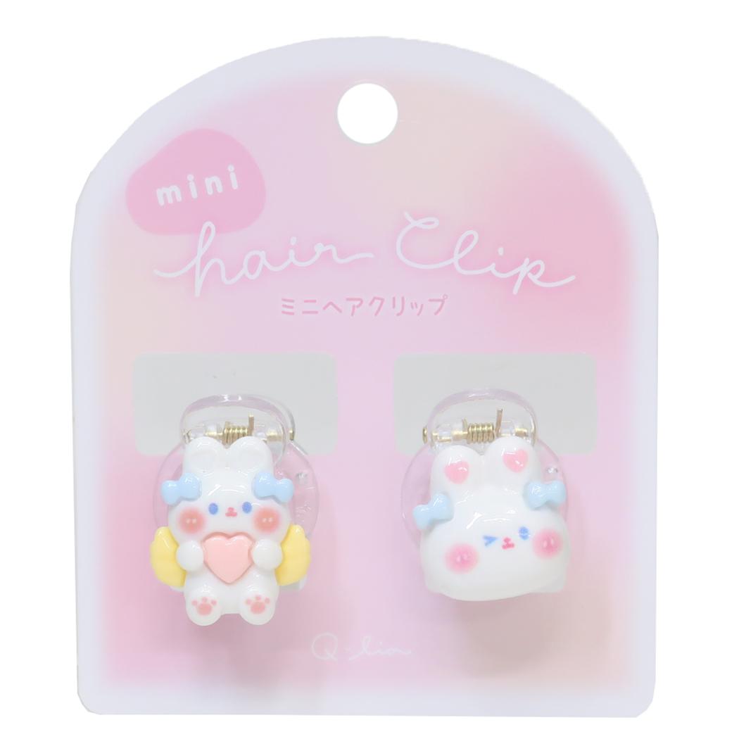 ヘアアクセサリー ミニヘアクリップ うさぎ クーリア 女子向けプレゼント かわいい グッズ シネマコレクション