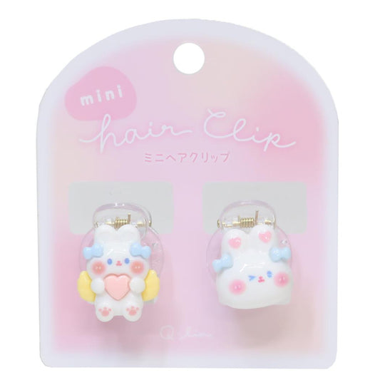 ヘアアクセサリー ミニヘアクリップ うさぎ クーリア 女子向けプレゼント かわいい グッズ シネマコレクション