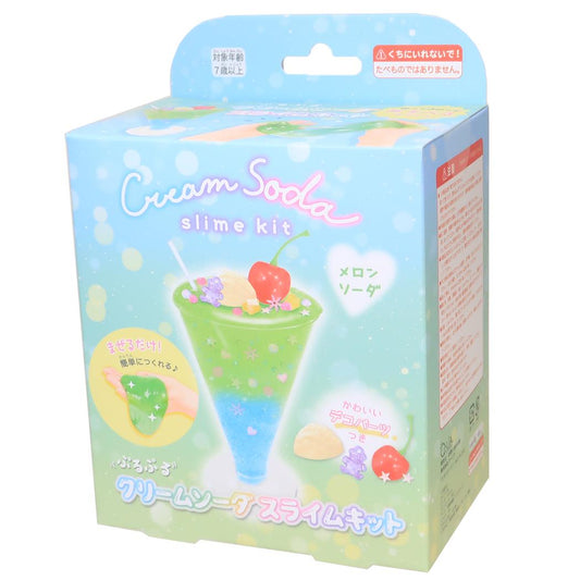 おもちゃ クリームソーダスライムキット メロンソーダ クーリア スライム 工作 ハンドメイドグッズ グッズ シネマコレクション
