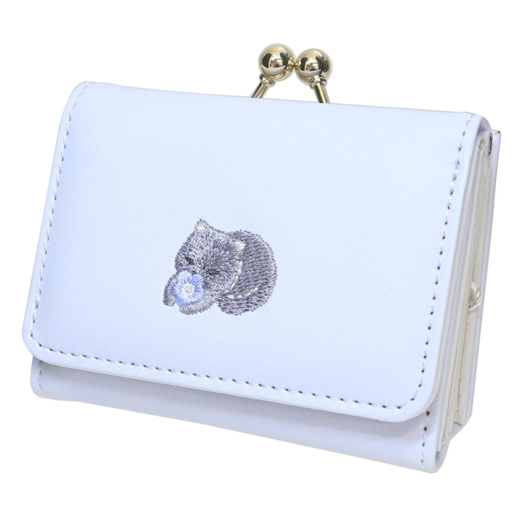 モイミー ミニウォレット ミニ財布 がまぐち三つ折り ねこ クーリア プレゼント コンパクト かわいい グッズ メール便可 シネマコレクション