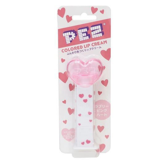 PEZ コスメ雑貨 カラーリップクリーム ラブリーピンクハート レイス リップスティック キャラクター グッズ シネマコレクション