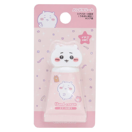 ちいかわ コスメ雑貨 マスコット付きハンドクリーム イチゴの香り レイス ハンドケア キャラクター グッズ メール便可 シネマコレクション