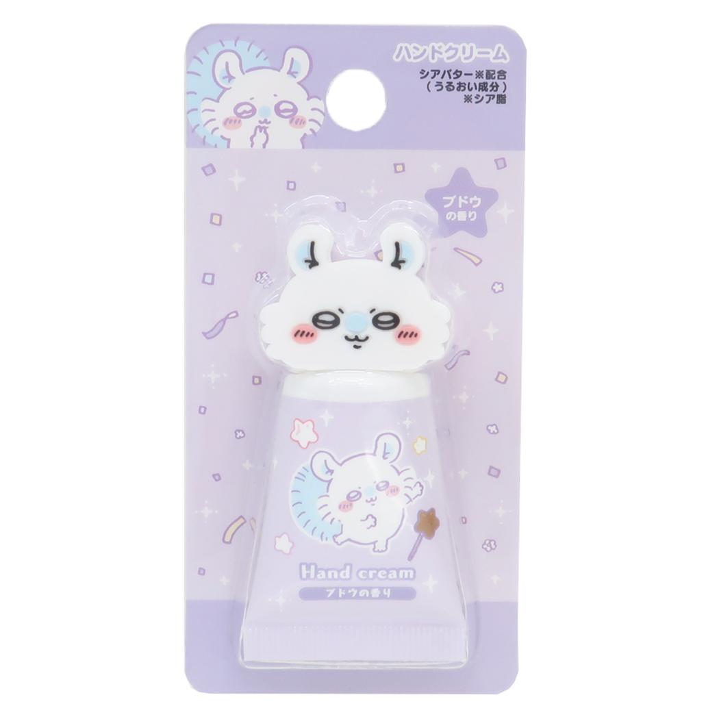 ちいかわ コスメ雑貨 マスコット付きハンドクリーム モモンガ ブドウの香り レイス ハンドケア キャラクター グッズ メール便可 シネマコレクション