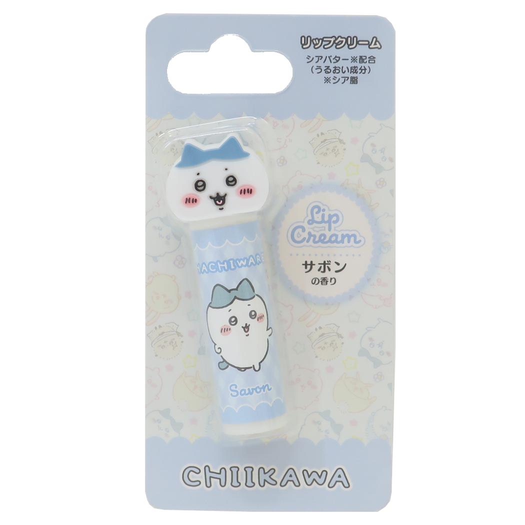 ちいかわ リップクリーム マスコット付きリップクリーム ハチワレ サボンの香り レイス リップケア キャラクター グッズ メール便可 シネマコレクション