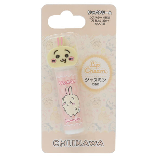 ちいかわ リップクリーム マスコット付きリップクリーム うさぎ ジャスミンの香り レイス リップケア キャラクター グッズ メール便可 シネマコレクション