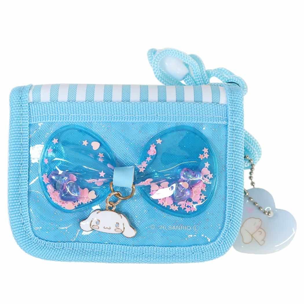 サンリオキャラクターズ キッズウォレット リボンチャーム付RFウォレット シナモロール Sanrio ラビット