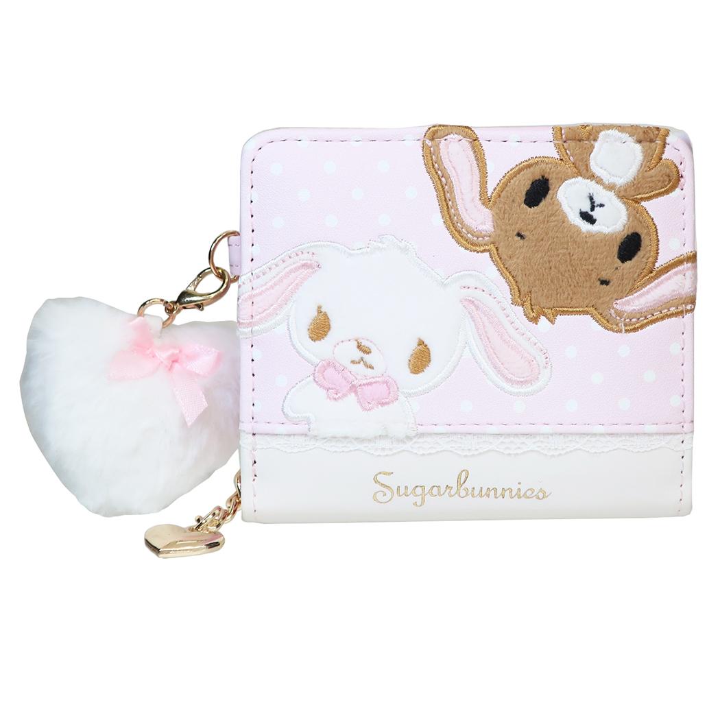 シュガーバニーズ 財布 合皮ドットRF札入 ピンク Sanrio ラビット