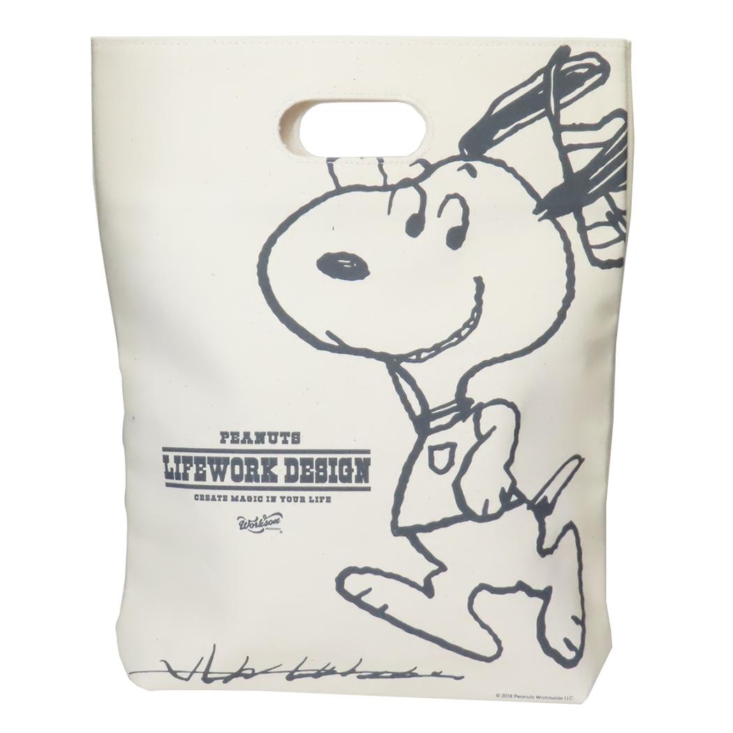 スヌーピー トートバッグ ウイズミートートバッグ Tシャツ ピーナッツ ラナエンタテイメント株式会社 手提げかばん キャラクター グッズ メール便可 シネマコレクション