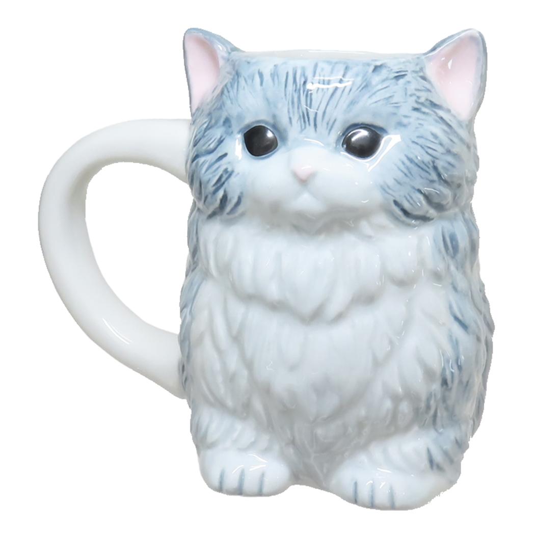 マグカップ ダイカットマグ ねこ 猫 サンアート プレゼント かわいい 食器 グッズ シネマコレクション