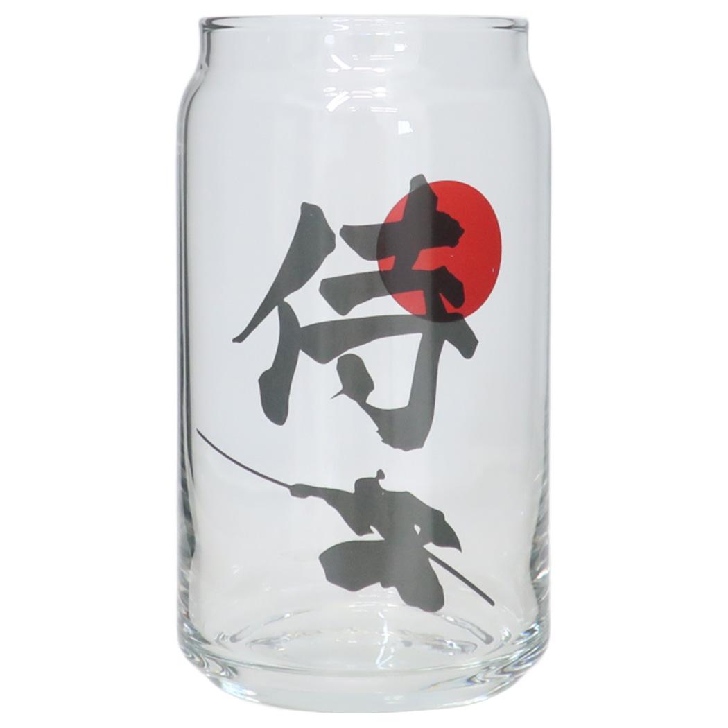 ガラスコップ 缶型グラス 侍 サンアート プレゼント かわいい おもしろ雑貨 食器 グッズ シネマコレクション