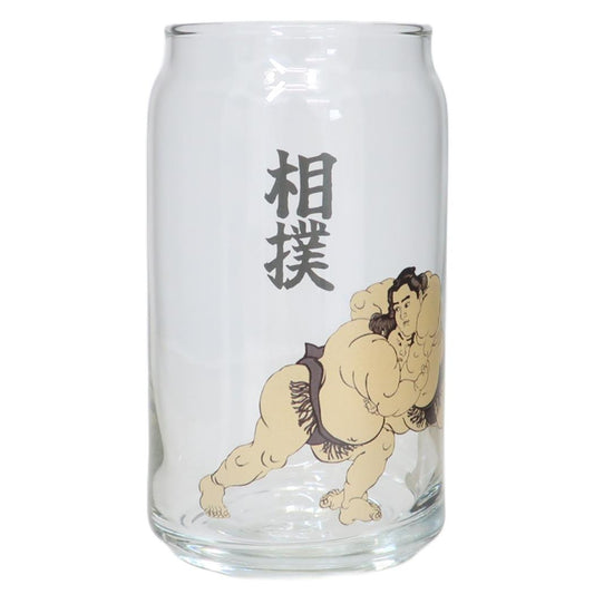 ガラスコップ 缶型グラス 相撲 サンアート プレゼント かわいい おもしろ雑貨 食器 グッズ シネマコレクション