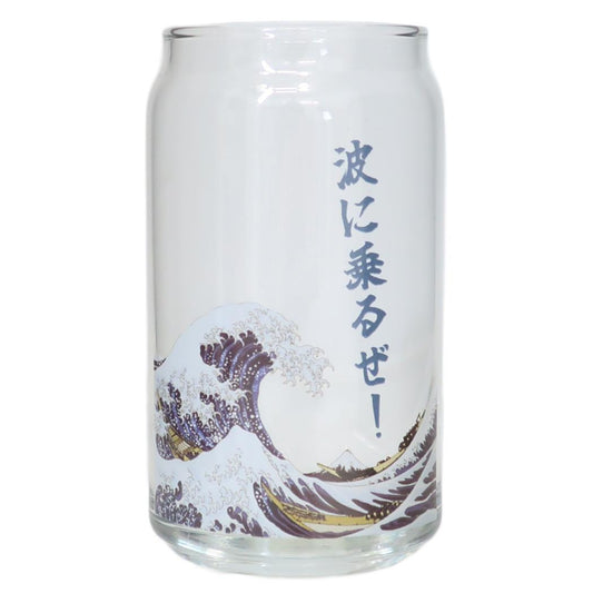 ガラスコップ 缶型グラス ビッグウェーブ サンアート プレゼント かわいい おもしろ雑貨 食器 グッズ シネマコレクション