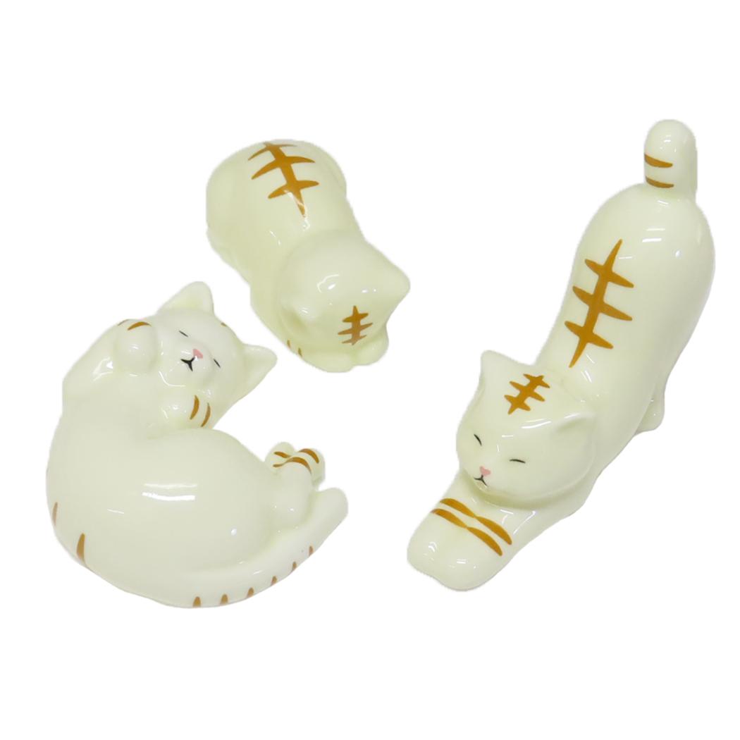 箸置き 猫の箸置きセット 3個セット ねこグッズ サンアート おもしろ雑貨 かわいい グッズ シネマコレクション