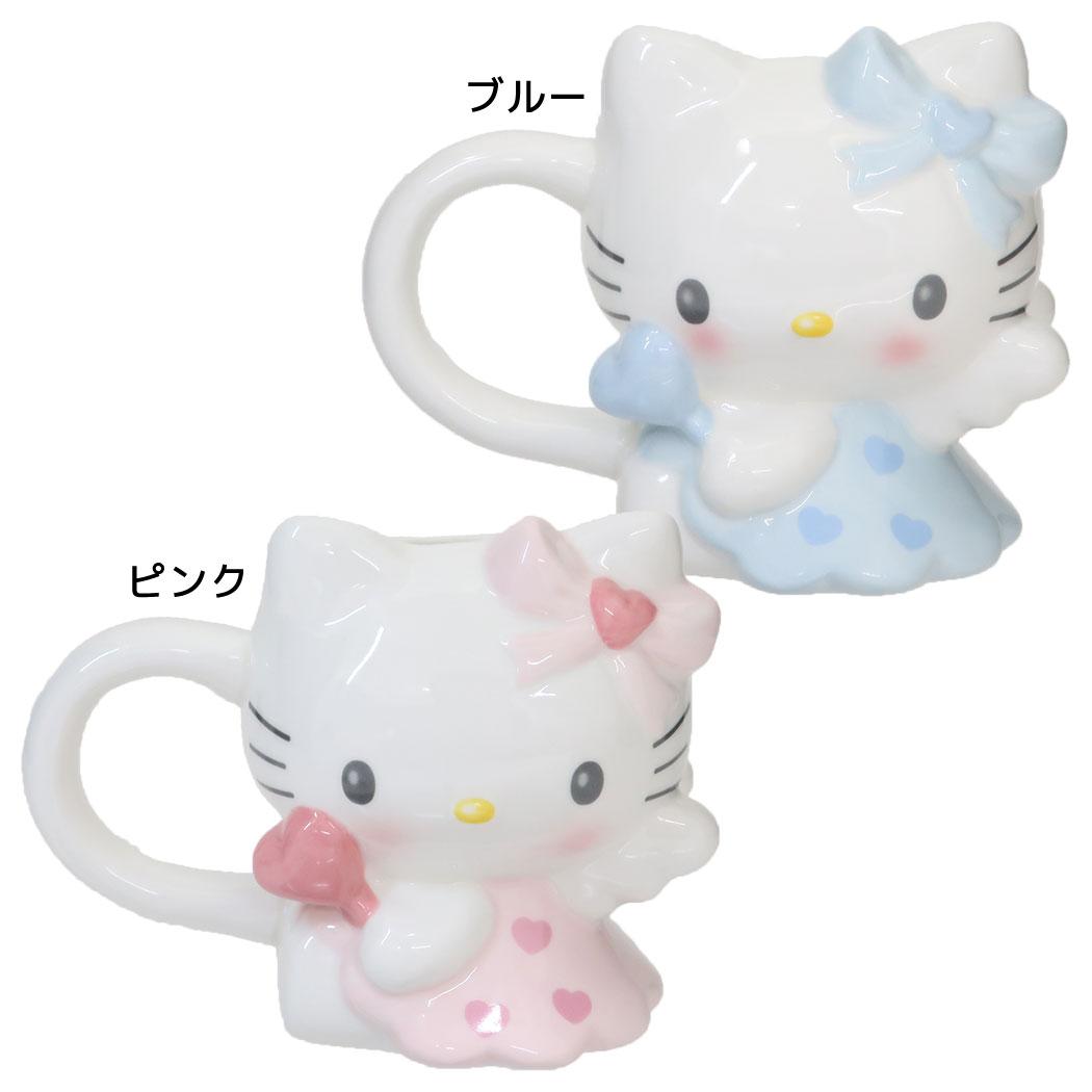 ハローキティ マグカップ ダイカットマグ エンジェル サンリオ サンアート プレゼント ギフト 食器 キャラクター グッズ シネマコレクション