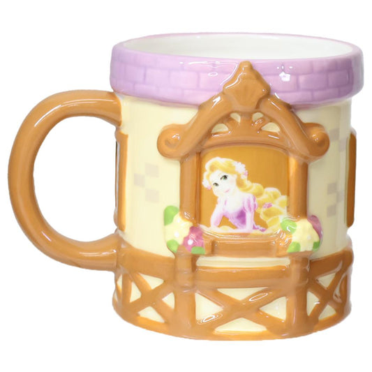 塔の上のラプンツェル マグカップ 立体マグ 300ml ディズニープリンセス サンアート かわいい 食器 キャラクター グッズ シネマコレクション