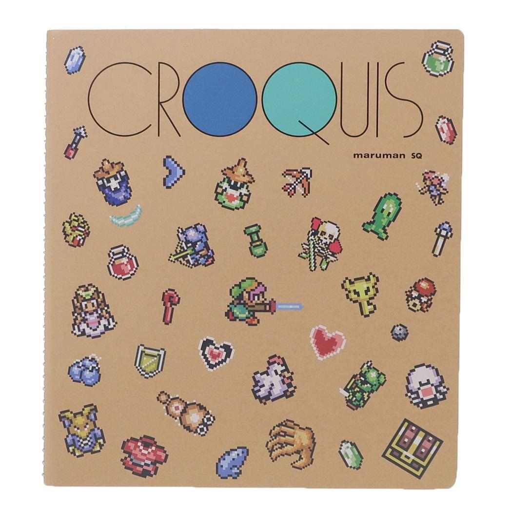 ゼルダの伝説 神々のトライフォース スケッチブック クロッキーブック SQ スクエア 三英貿易 お絵描き帳 キャラクター グッズ メール便可 シネマコレクション