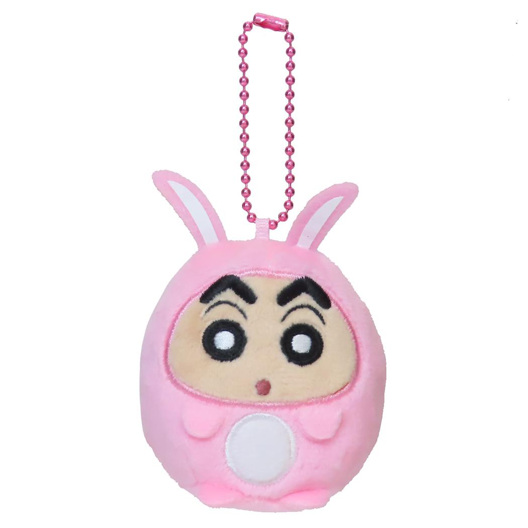 クレヨンしんちゃん マスコット ボールチェーン付きお手玉マスコット ウサギ ユニック ミニぬいぐるみ ボールチェーン アニメキャラクター グッズ シネマコレクション