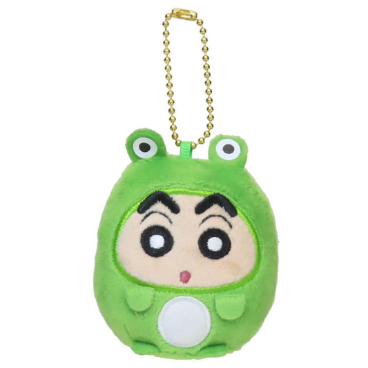 クレヨンしんちゃん マスコット ボールチェーン付きお手玉マスコット カエル ユニック ミニぬいぐるみ ボールチェーン アニメキャラクター グッズ シネマコレクション