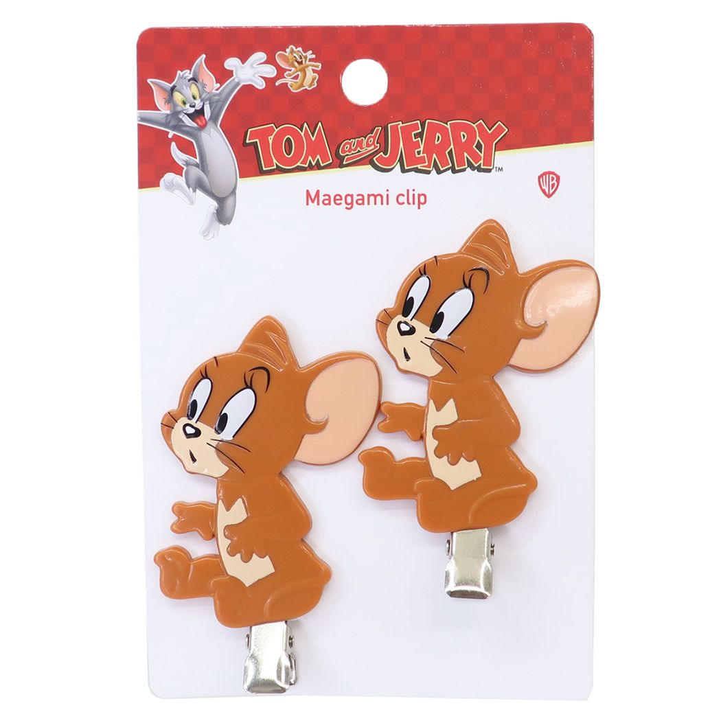 トムとジェリーヘアアクセ前髪クリップジェリーおすわりワーナーブラザースエスケイジャパンヘアークリップキャラクターグッズメール便可シネマコレクション
