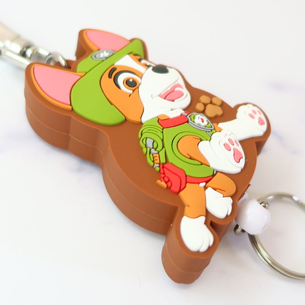 【お一人様1つ限り】ボンボンドロップシール パウパトロール バッジ1シート付！ キーリング セット