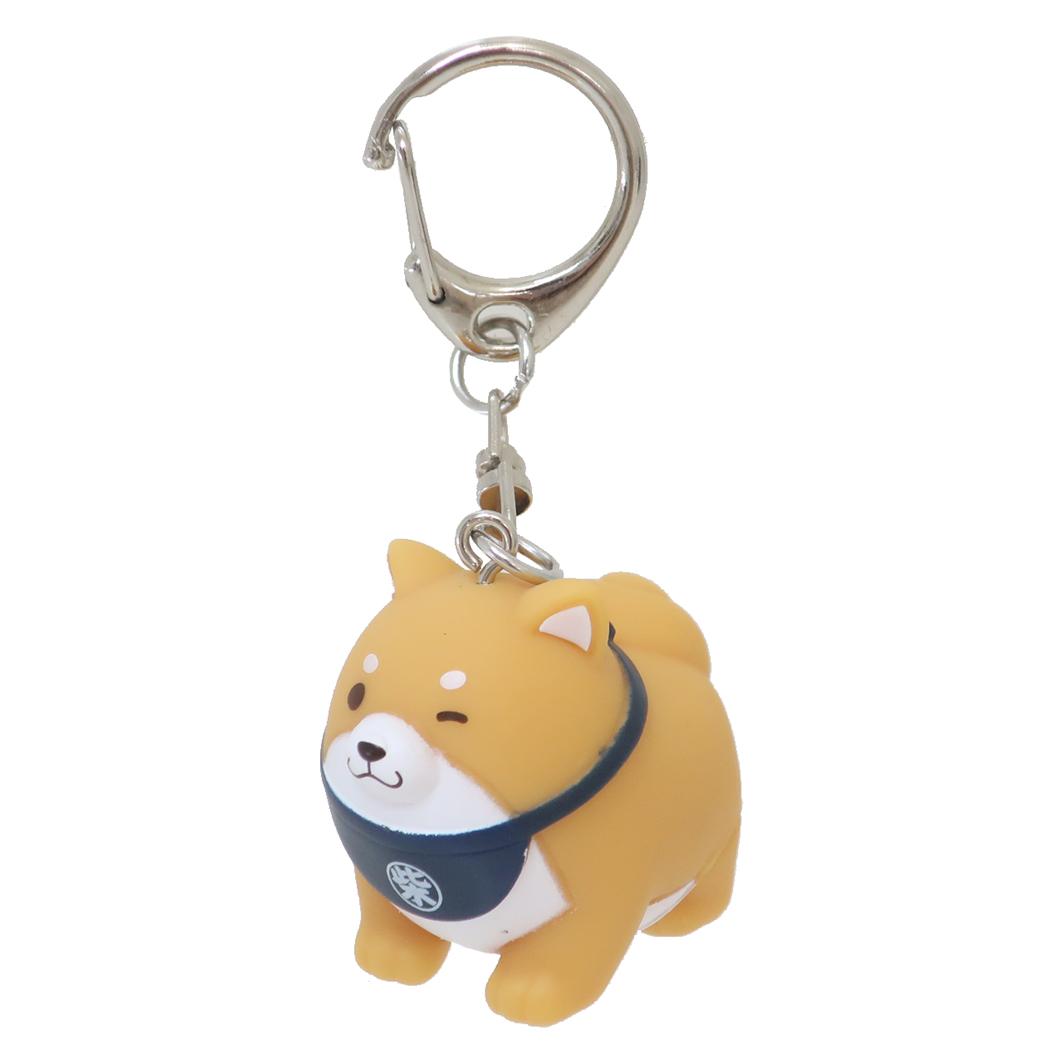 忠犬もちしば キーリング ソフビマスコットキーホルダー おかか エスケイジャパン プレゼント キャラクター グッズ シネマコレクション
