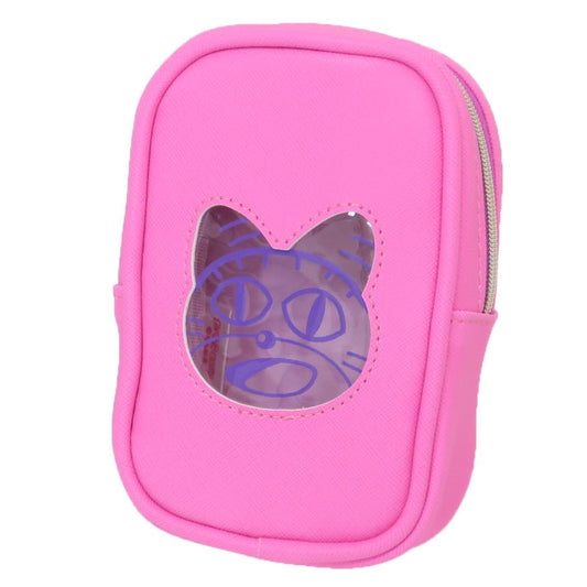 たべっ子どうぶつ コスメポーチ クリアウィンドウポーチ ねこ ギンビス エスケイジャパン 小物入れ キャラクター グッズ シネマコレクション