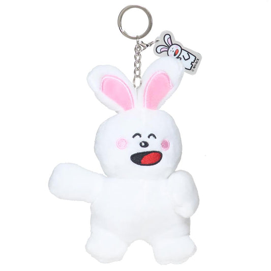 たべっ子どうぶつ マスコット ぬいぐるみKR キーホルダー うさぎ アクリルパーツ ギンビス エスケイジャパン プレゼント キャラクター グッズ シネマコレクション