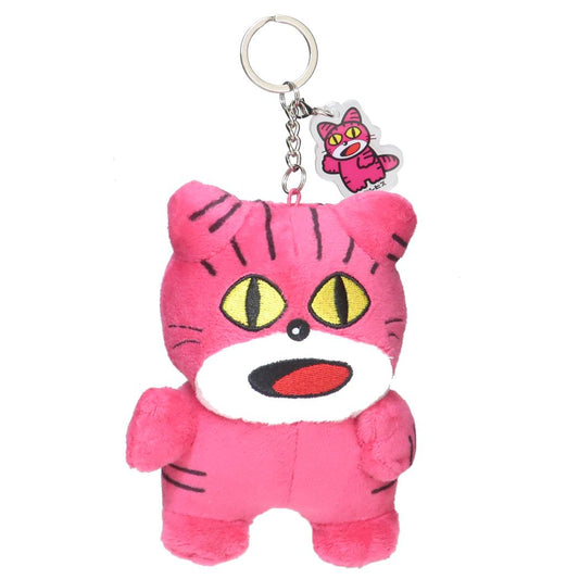たべっ子どうぶつ マスコット ぬいぐるみKR キーホルダー ねこ アクリルパーツ ギンビス エスケイジャパン プレゼント キャラクター グッズ シネマコレクション