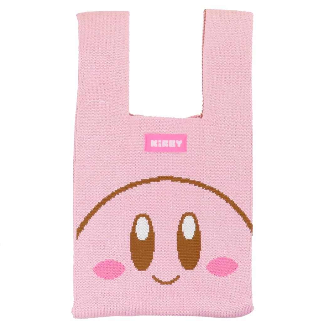星のカービィ トートバッグ ニットトートバッグ にっこり エスケイジャパン 手提げかばん キャラクター グッズ メール便可 シネマコレクション