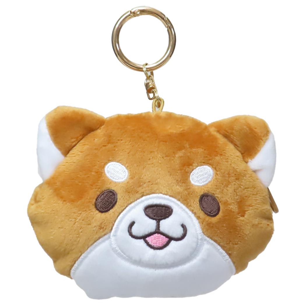 忠犬もちしば ミニポーチ マスコットポーチ おかか エスケイジャパン 小物入れ キャラクター グッズ シネマコレクション